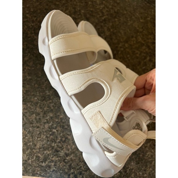 Nike Owaysis White Pure Platinum Women's 9 Sandal Shoes Sporty Streetwear - Picture 7 of 9